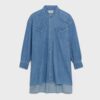Celine Women Cowboy Painter Shirt in Denim-Blue