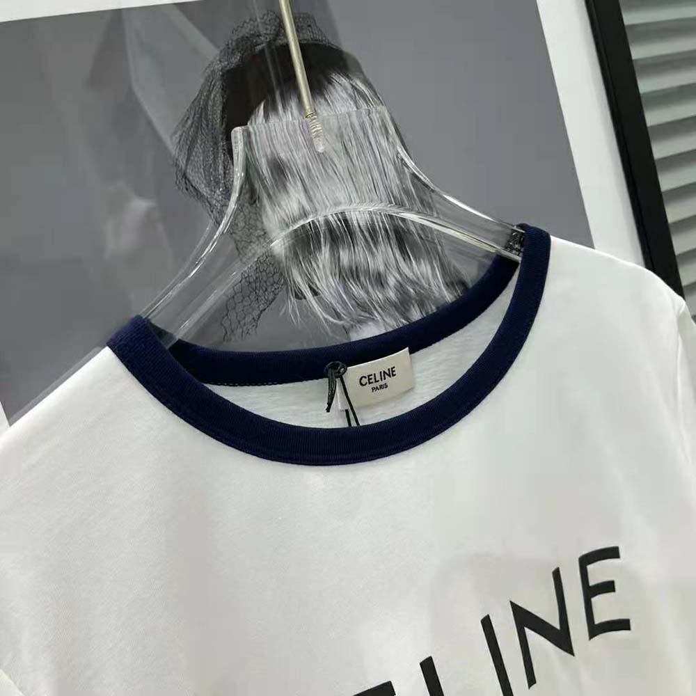 Celine Women's Cotton Jersey T-Shirt
