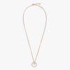 Fendi Women O Lock Necklace Gold-Colored