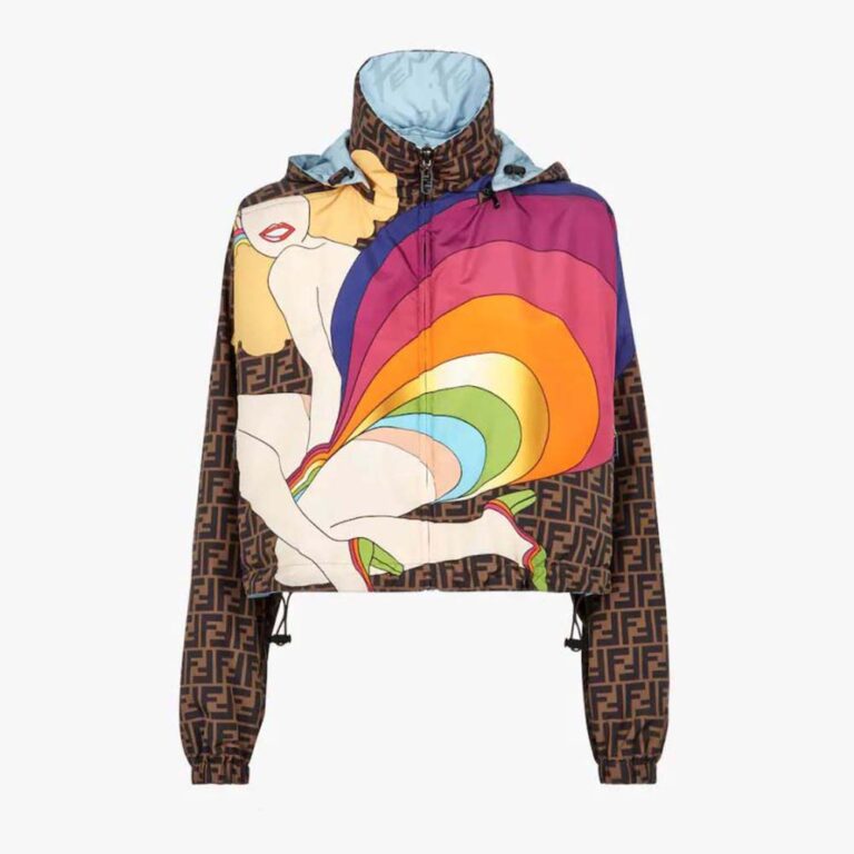 Fendi Women Singlebreasted GoTo White Denim GoTo Jacket