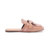 Loewe Women Gate Flat Mule in Calfskin-Pink