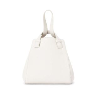 Loewe Women Hammock Nugget Bag in Nappa Calfskin-White