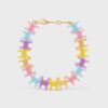 Celine Women Baby Bracelet in Brass with Gold Finish and Plexiglass