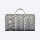 Dior Men Lingot 50 Duffle Bag Dior Gray CD Diamond Canvas