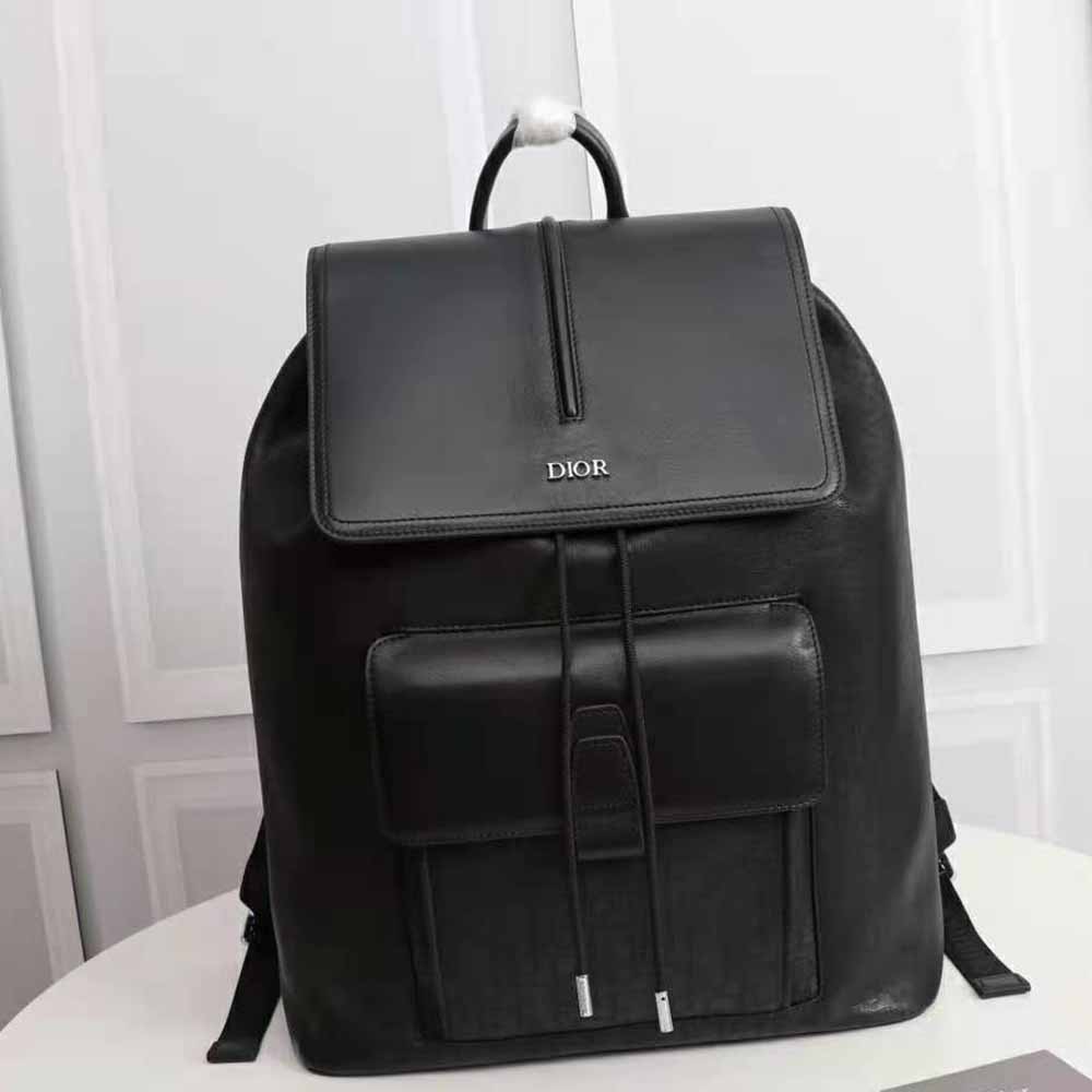 Backpacks  Dior Mens Motion Backpack Black Dior Oblique Mirage