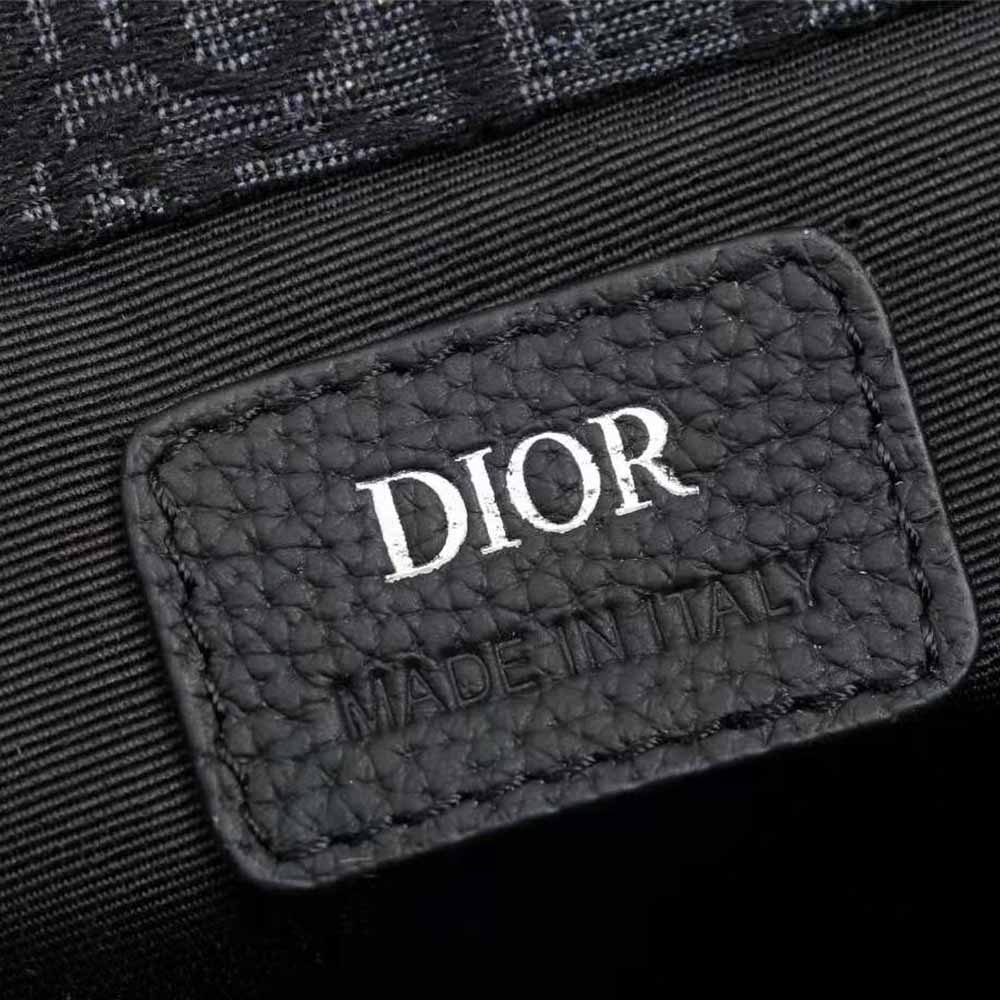 Dior Lingot Toiletry Case Black Dior Oblique Mirage Technical Fabric