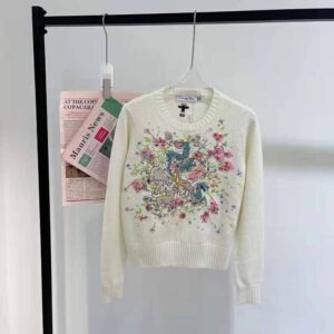 Dior Women Chez Moi Sweater Ecru 