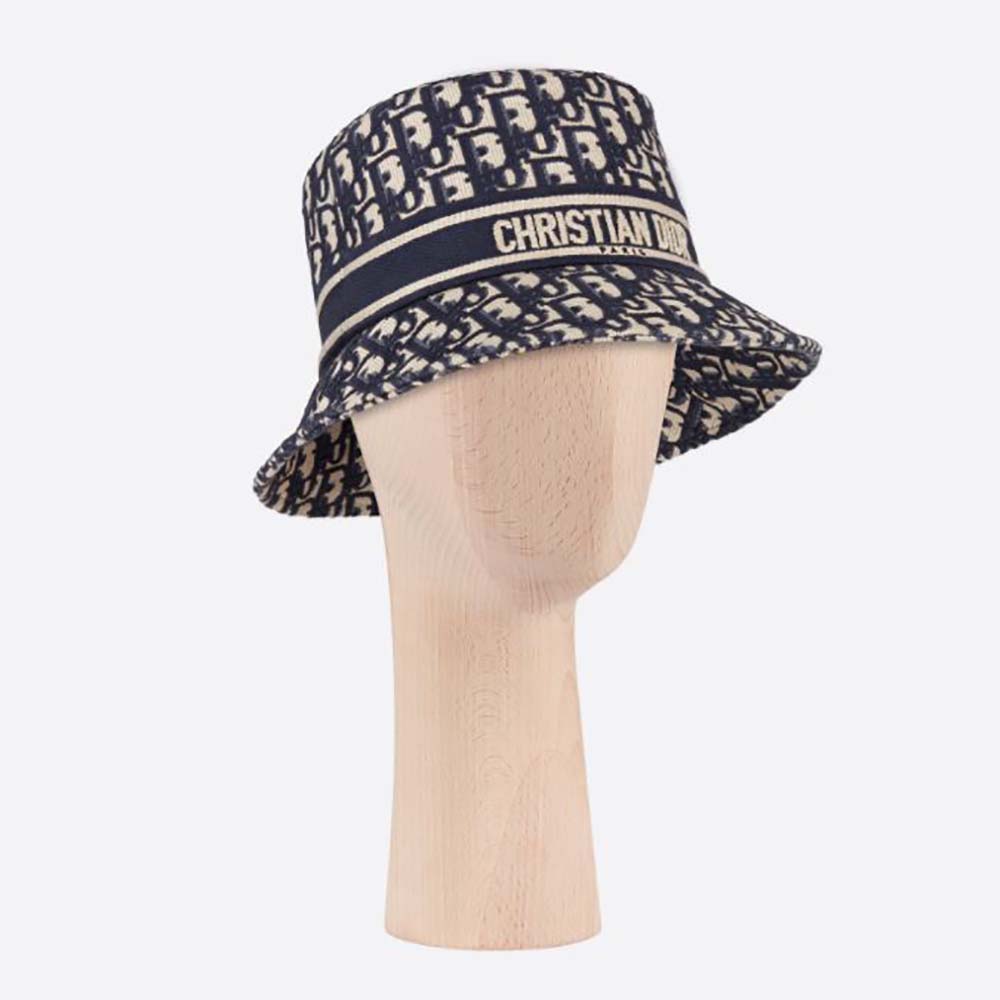 Dior Women D-Oblique Small Brim Bucket 