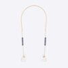 Dior Women D-Vibe Necklace for Headphones Gold-Finish Metal