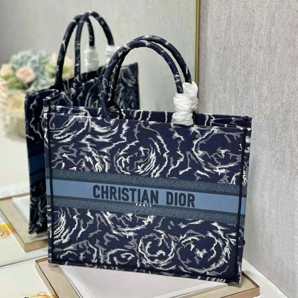 Blue dior best sale book tote