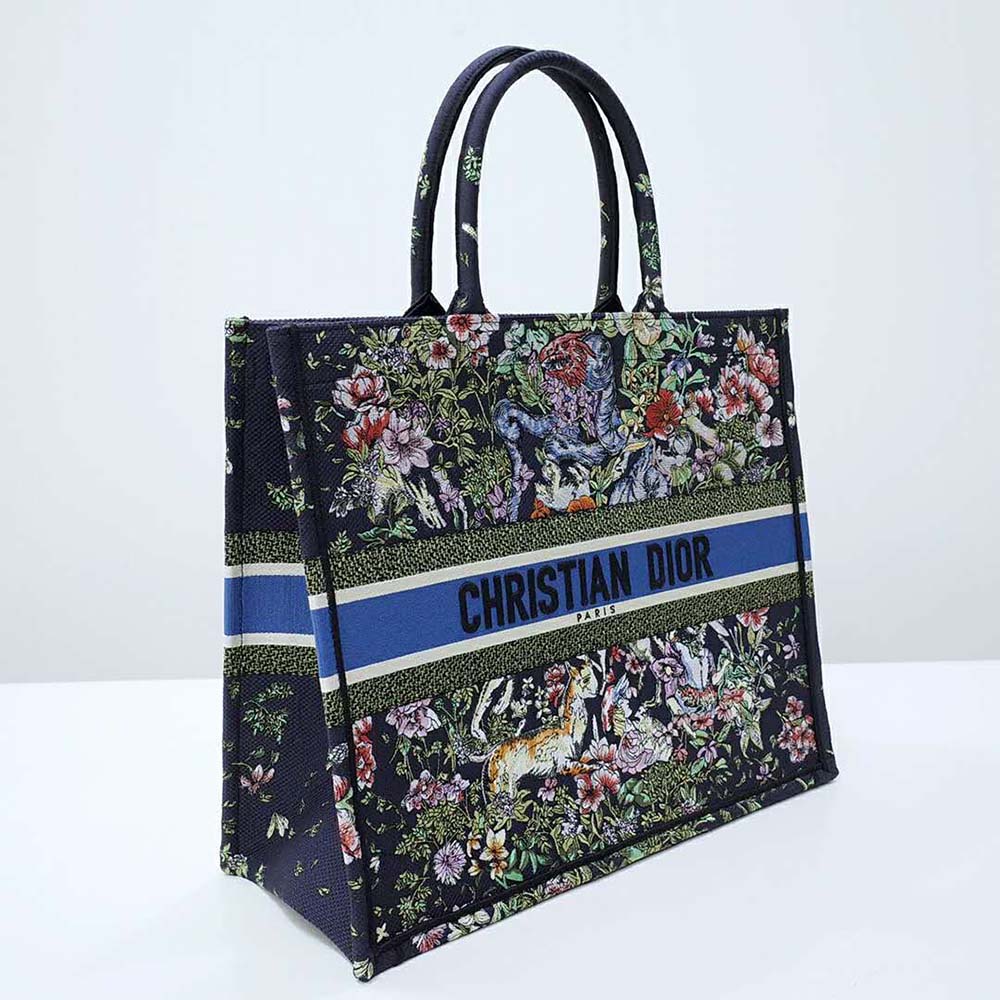 LargeBook Tote Blue  Womens Dior Tote Bags ⋆ Rincondelamujer