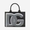 Dolce Gabbana D&G Women Small Calfskin DG Daily Shopper with DG Logo Print
