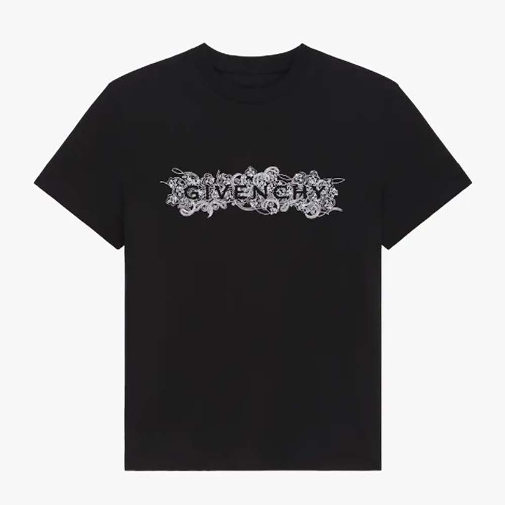 Givenchy Men GIVENCHY MMW Printed Slim Fit T-shirt