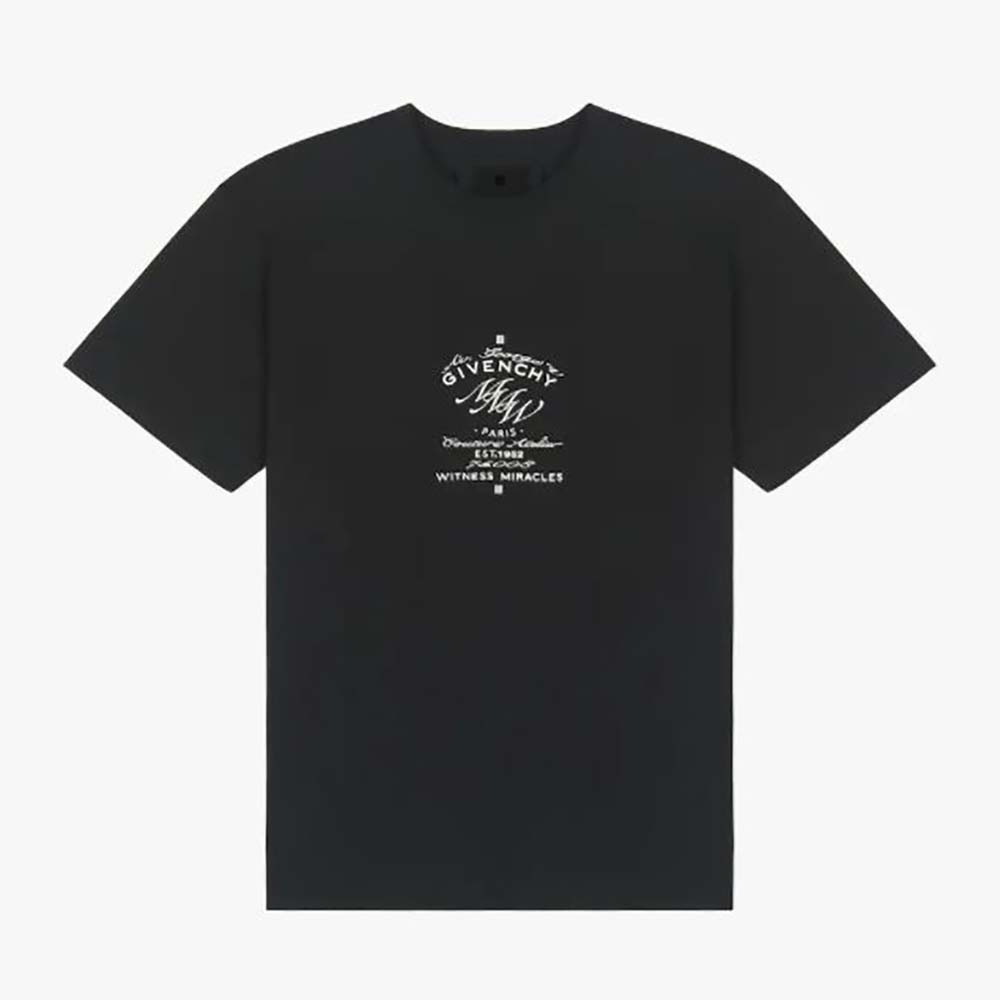 Givenchy Men GIVENCHY MMW Printed Slim Fit T-shirt