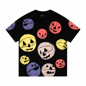 Givenchy Men Oversized T-shirt in Jersey with Ceramics Prints-Black