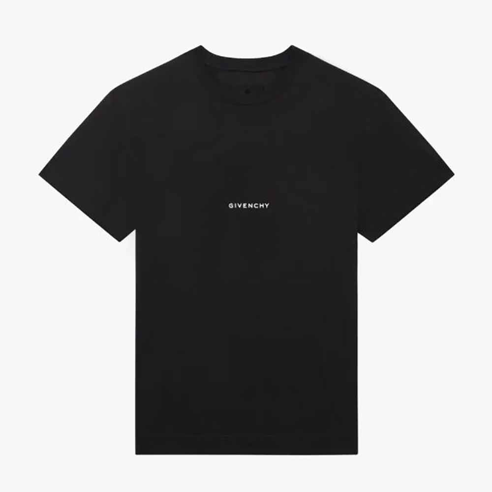 Givenchy Women Slim-Fit GIVENCHY PARIS T-Shirt in Jersey
