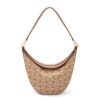 Loewe Women Luna Bag in Anagram Jacquard and Classic Calfskin-Brown 10 Loewe Women Luna Bag in Anagram Jacquard and Classic Calfskin-Brown