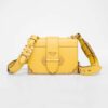 Prada Woen Cahier Leather Bag-Yellow