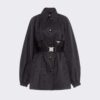 Prada Women Light Re-Nylon Safari Jacket-Black