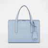 Prada Women Re-Edition 1995 Brushed-Leather Mini Handbag-Blue 11 Prada Women Re-Edition 1995 Brushed-Leather Mini Handbag-Blue