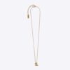 Saint Laurent YSL Women Monogram Twist Pendant Necklace in Metal