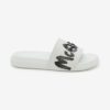 Alexander Mcqueen Unisex Oversized Rubber Slide in WhiteBlack