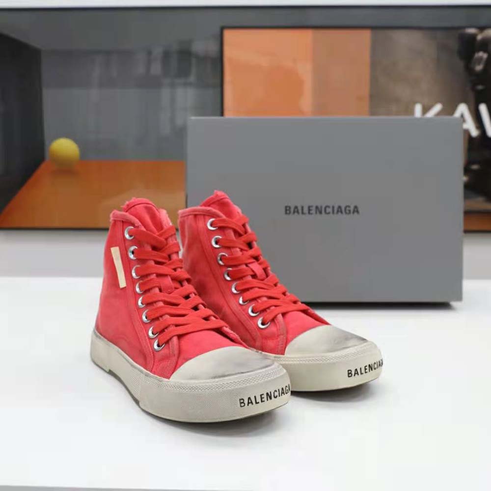 Balenciaga fashion high mens red