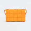 Bottega Veneta Women Cassette Intreccio Leather Cross-Body Bag-Orange 12 Bottega Veneta Women Cassette Intreccio Leather Cross-Body Bag-Orange
