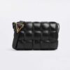 Bottega Veneta Women Padded Cassette Padded Intreccio Leather Cross-Body Bag-Black 12 Bottega Veneta Women Padded Cassette Padded Intreccio Leather Cross-Body Bag-Black