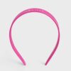 Celine Women Monochroms Celine Headband in Acetate-Rose