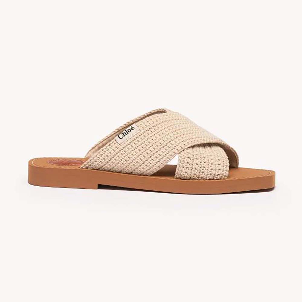 chloé woody flat mule