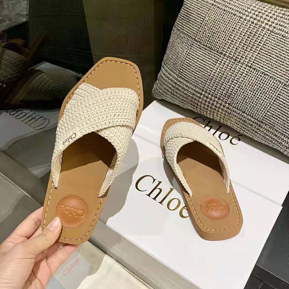 Chloe Women Woody Flat Mule-Beige 8 Chloe Women Woody Flat Mule-Beige - Image 8