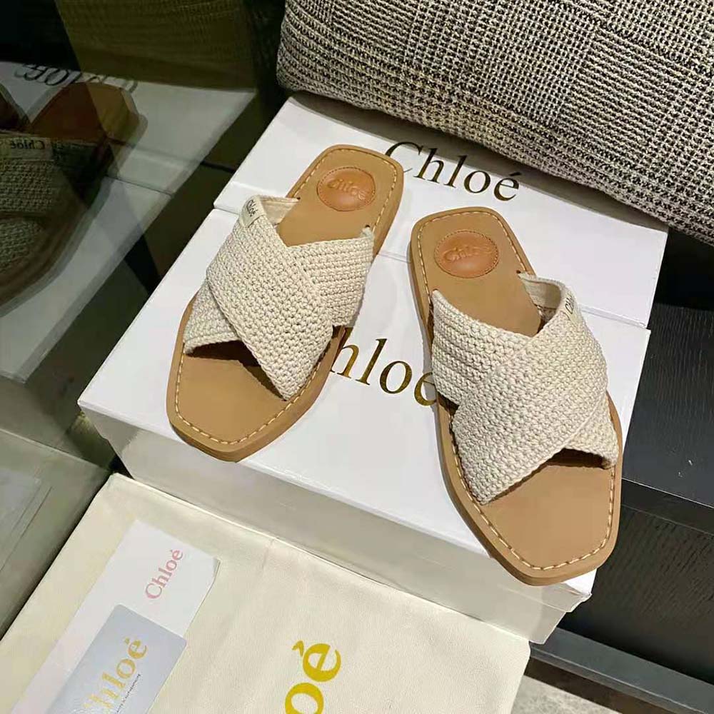 Chloe Women Woody Flat Mule-Beige 2 Chloe Women Woody Flat Mule-Beige - Image 2