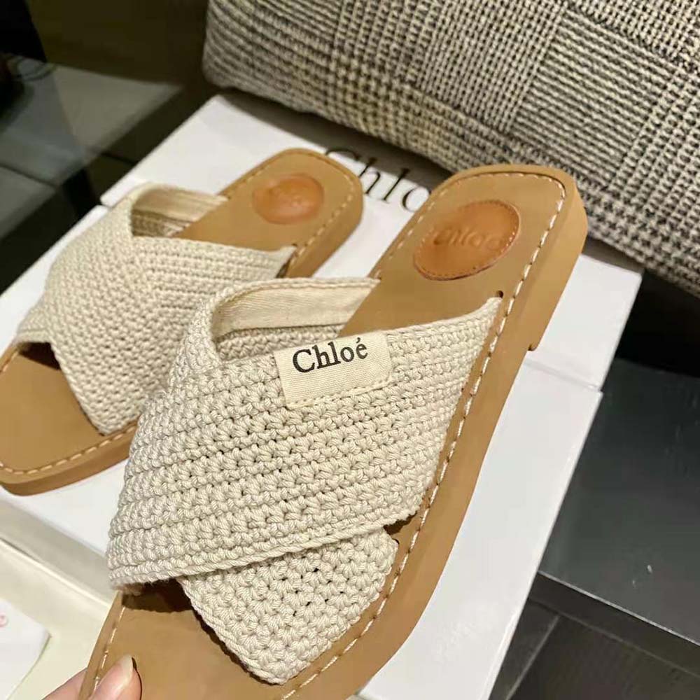 Chloe Women Woody Flat Mule-Beige 9 Chloe Women Woody Flat Mule-Beige - Image 9
