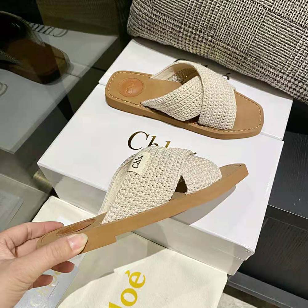 Chloe Women Woody Flat Mule-Beige 7 Chloe Women Woody Flat Mule-Beige - Image 7