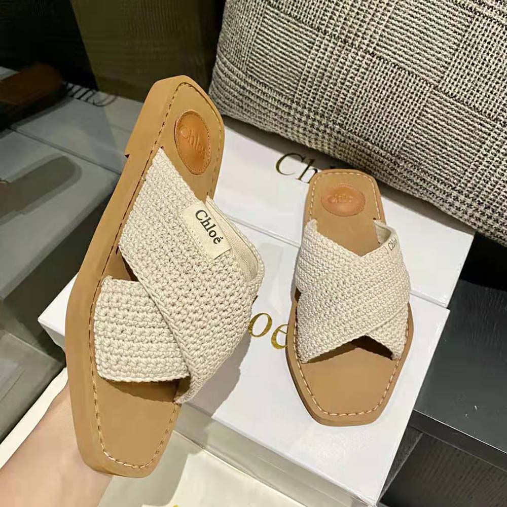 Chloe Women Woody Flat Mule-Beige 6 Chloe Women Woody Flat Mule-Beige - Image 6