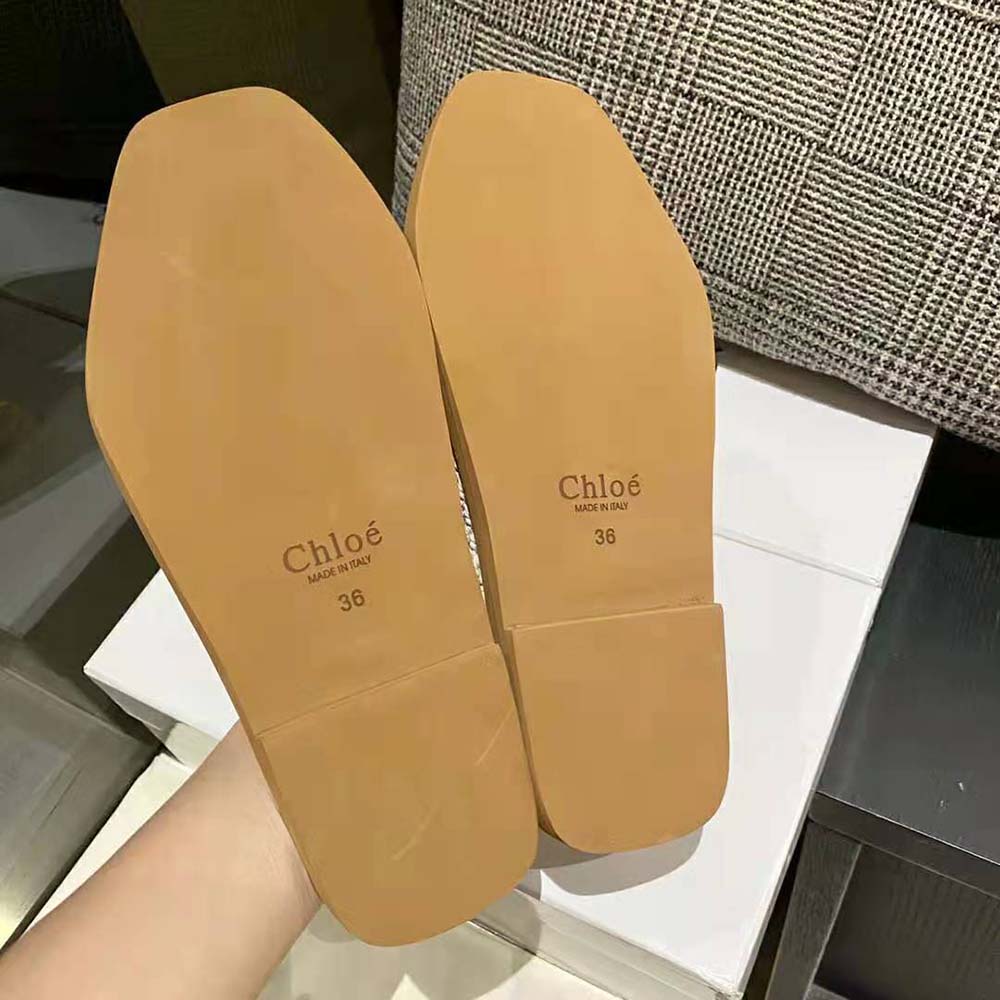 Chloe Women Woody Flat Mule-Beige 10 Chloe Women Woody Flat Mule-Beige - Image 10