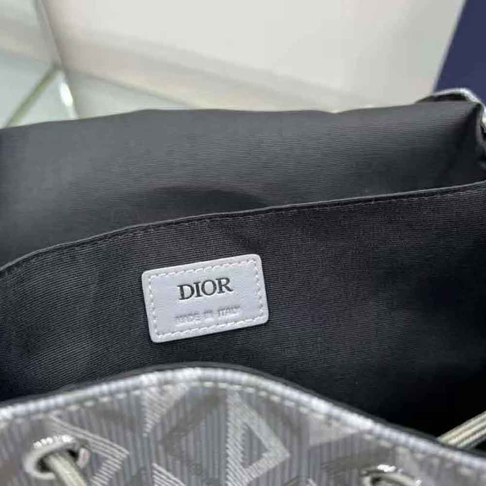 Dior - Dior Hit The Road Backpack Dior Gray CD Diamond Canvas - Men