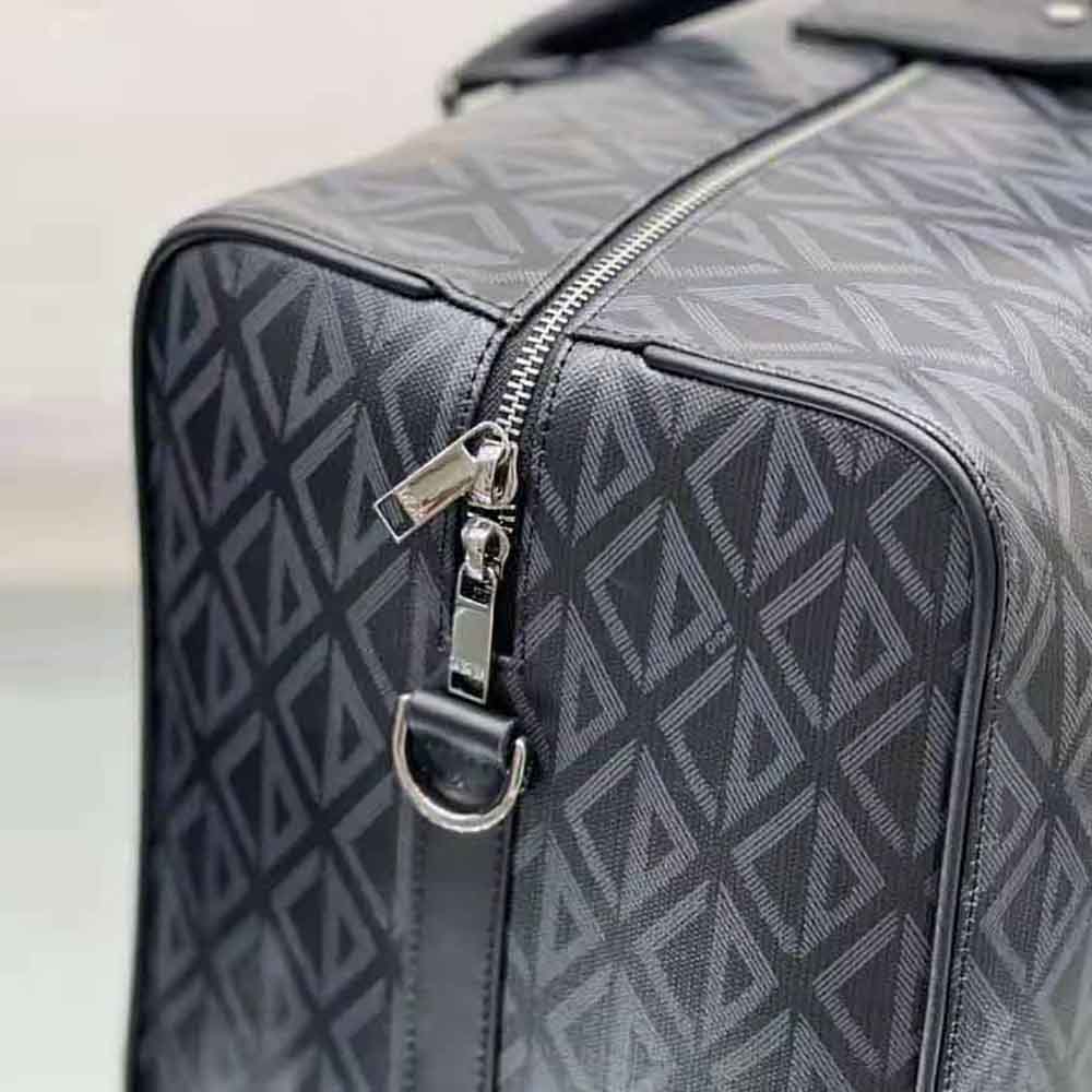 Dior - Dior Lingot 50 Bag Beige and Black Dior Oblique Jacquard - Men