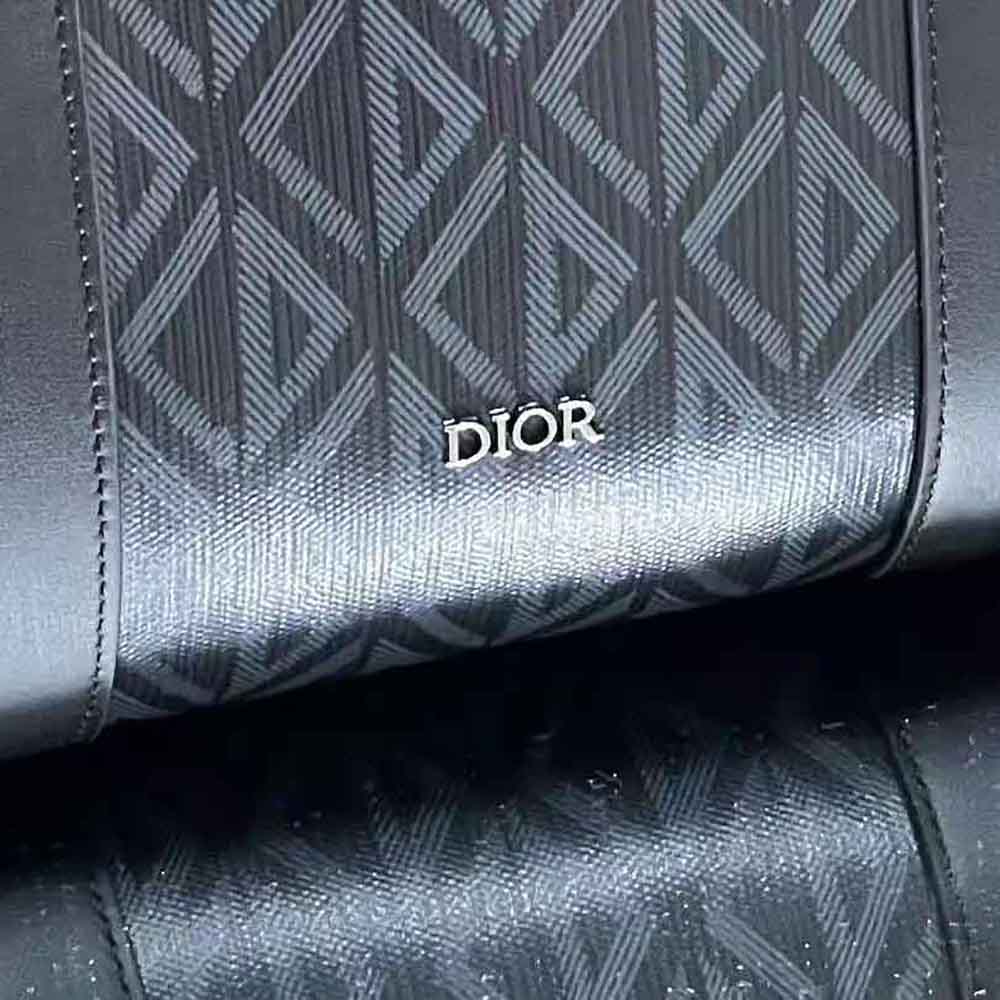 Dior - Dior Lingot 50 Bag Black CD Diamond Canvas - Men