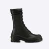 Dior Women Arcade Ankle Boot Black Stretch Lambskin