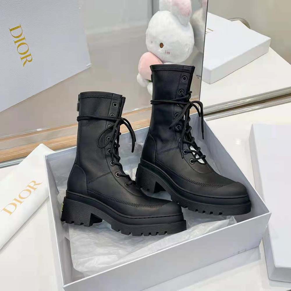 Dior Black Stretch Lambskin Arcade Boots – MILNY PARLON