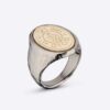 Dior Women CD Legacy Ring Ruthenium- and Gold-Finish Metal