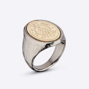 Dior Women CD Legacy Ring Ruthenium- and Gold-Finish Metal