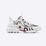 Dior Women D-Connect Sneaker White Technical Fabric with Dior Union Print