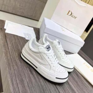 Dior Women D-Freeway Sneaker White Calfskin