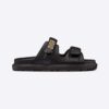 Dior Women DiorAct Slide Black Lambskin 12 Dior Women DiorAct Slide Black Lambskin