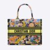 Dior Women Medium Dior Book Tote Black Multicolor Dior Zodiac Fantastico Embroidery