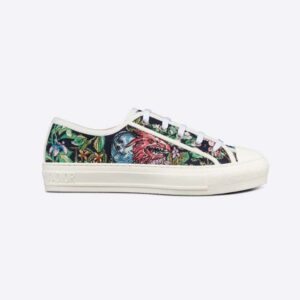 Dior Women Walk N Dior Sneaker Black Multicolor D-Constellation Embroidered Cotton