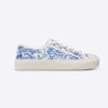 Dior Women Walk'N'dior Sneaker Bright Blue Toile de Jouy Embroidered Cotton